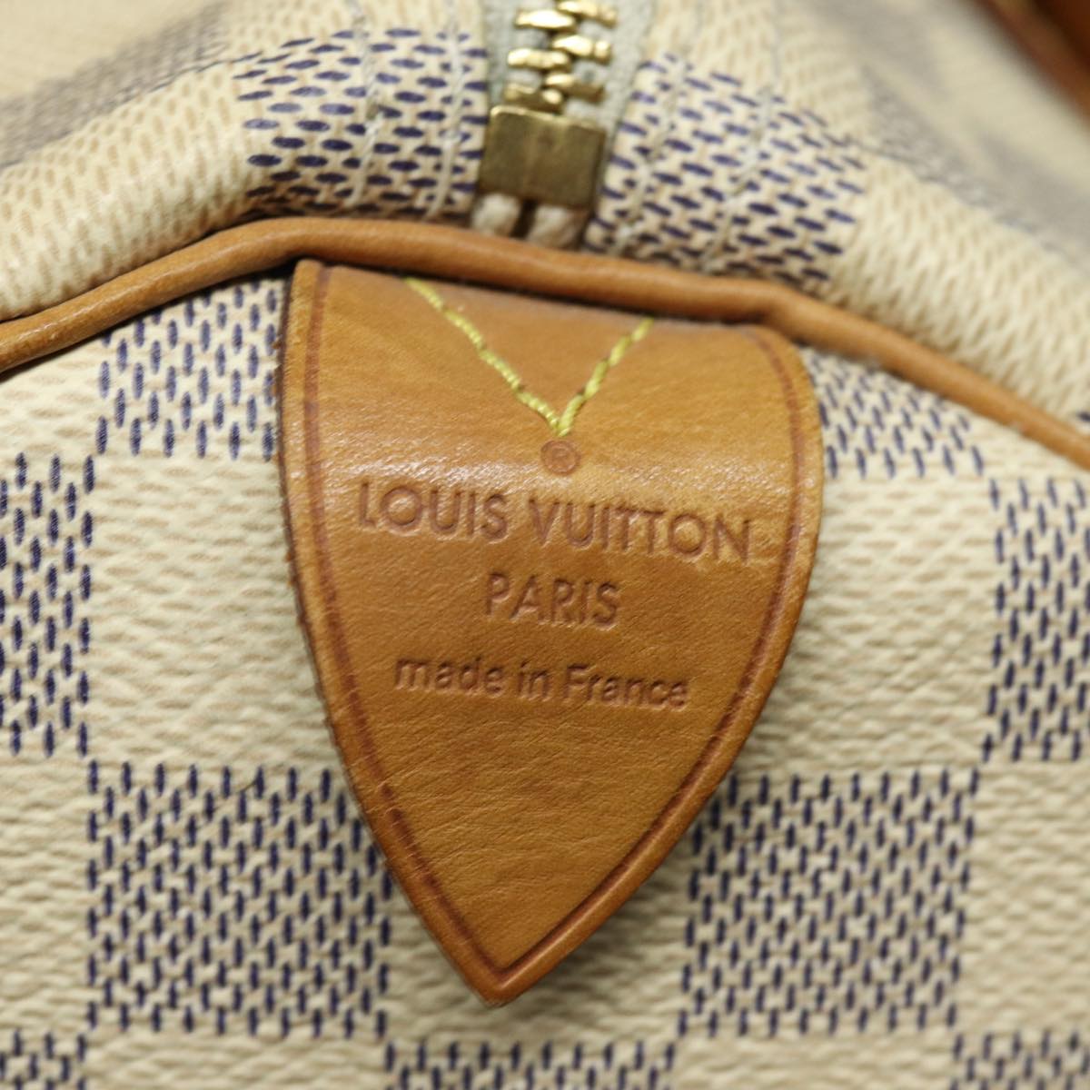 Louis Vuitton Speedy 30, White, Canvas, handbag