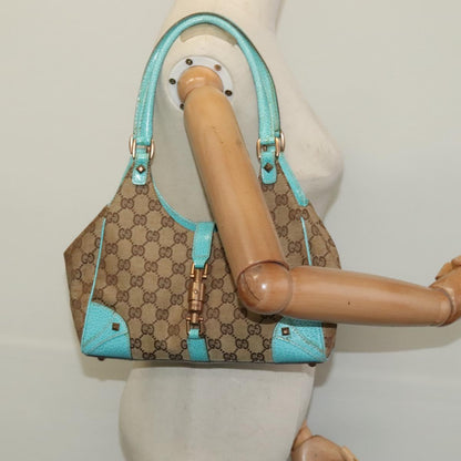 Gucci Jackie, Beige, Canvas, shoulder