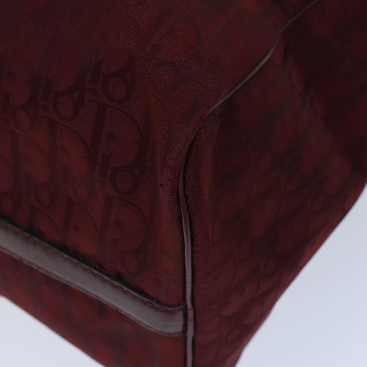 Dior Trotter, Burgundy, Canvas, travel