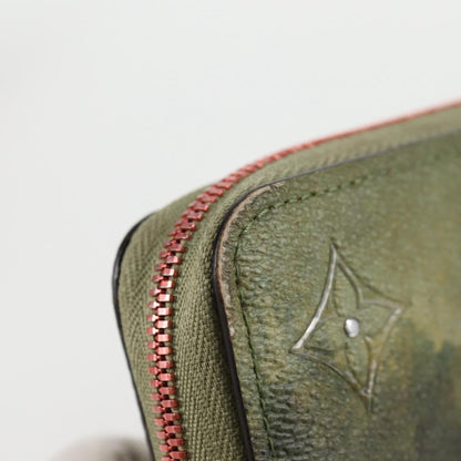 Louis Vuitton Zippy wallet, Green, Canvas, wallet