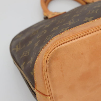 Louis Vuitton Alma, Brown, Canvas, handbag