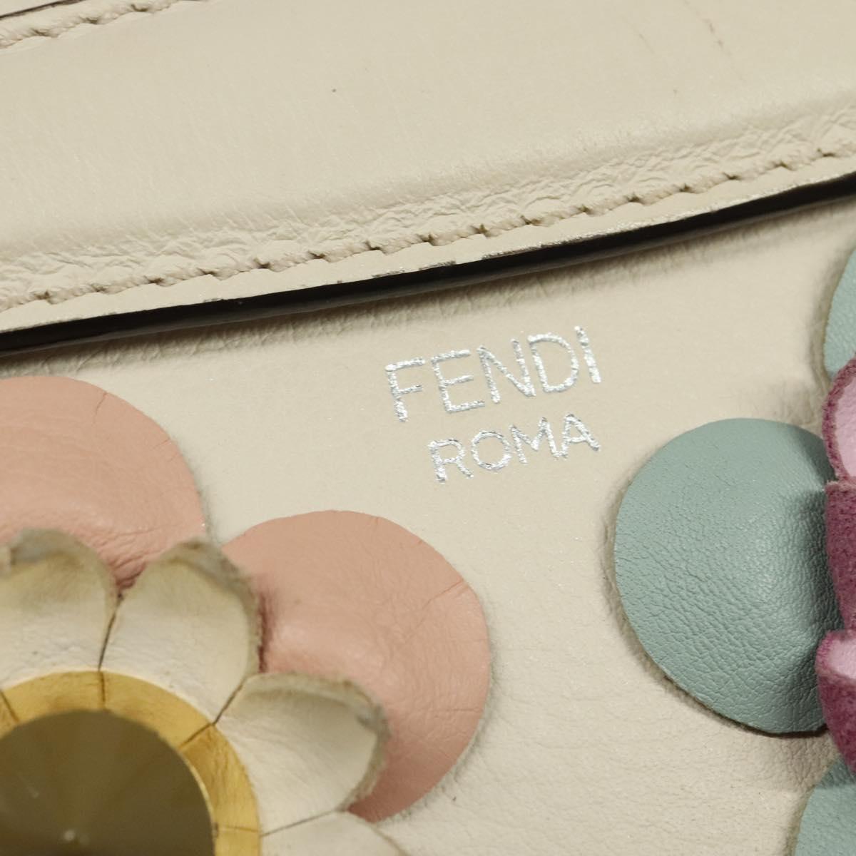 Fendi By The Way, Beige, Leather, handbag