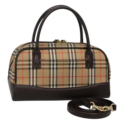 Burberry Nova Check, Beige, Canvas, handbag