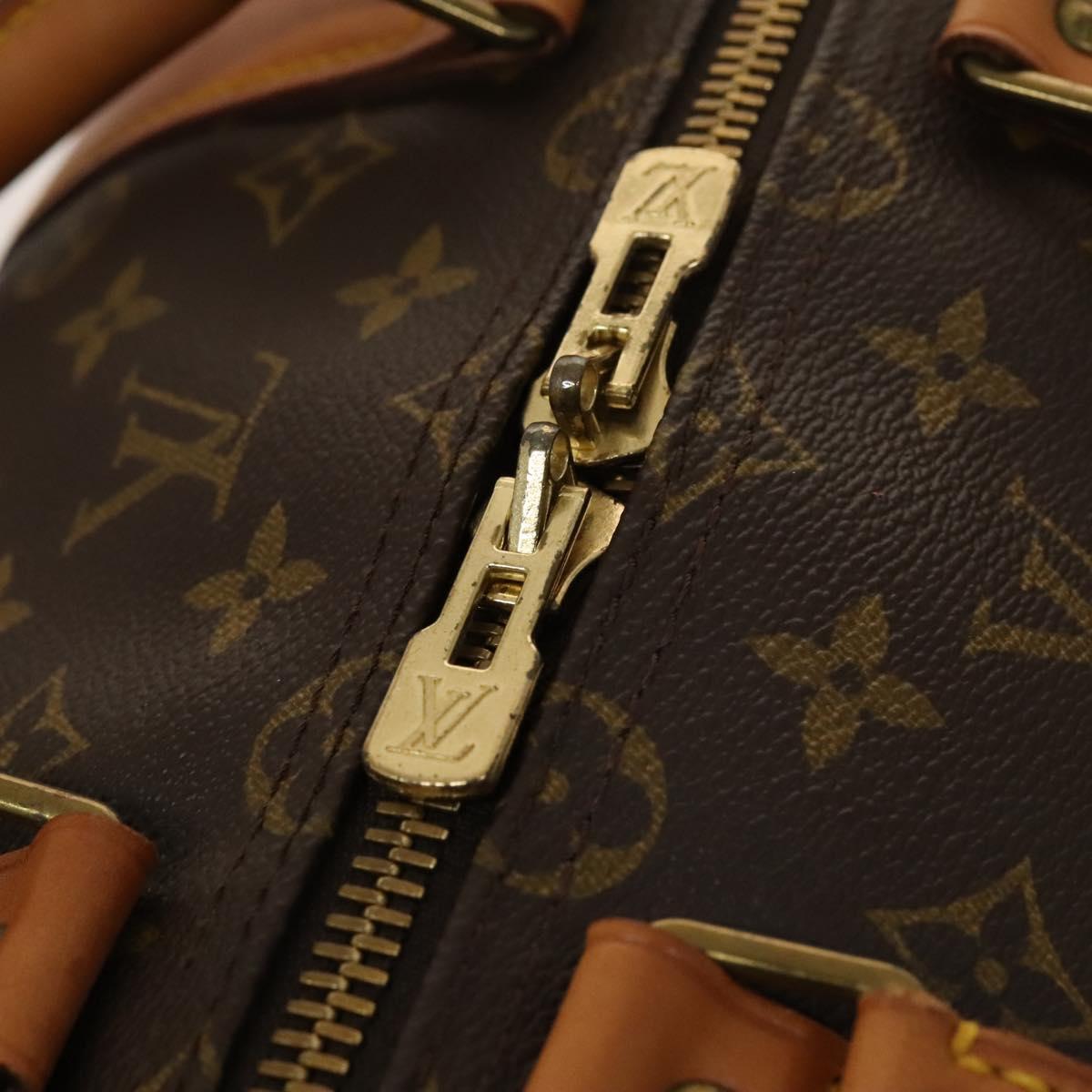 Louis Vuitton Keepall 55, Brown, Canvas, travel