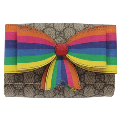 Gucci Butterfly, Beige, Canvas, shoulder