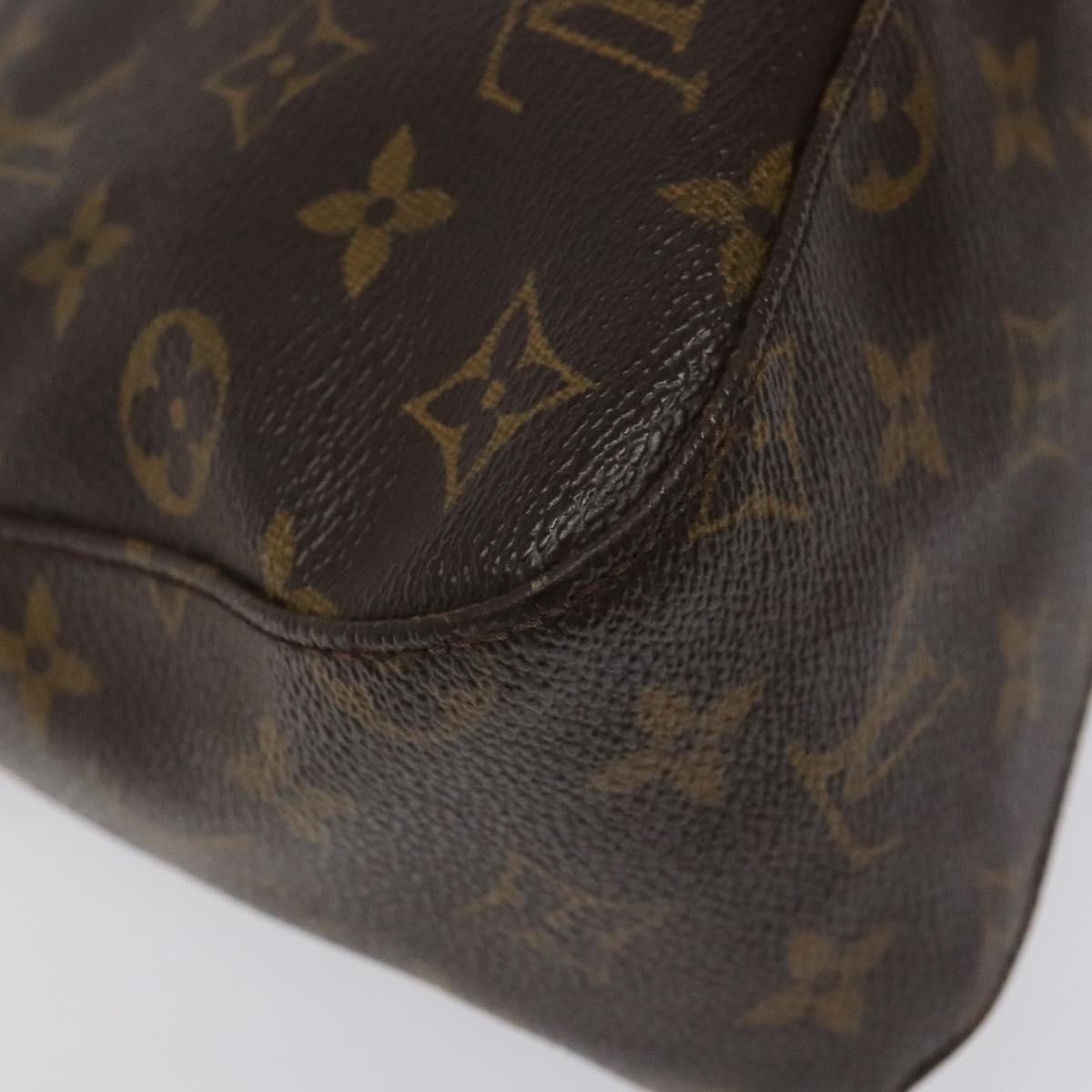 Louis Vuitton Mini looping, Brown, Canvas, shoulder