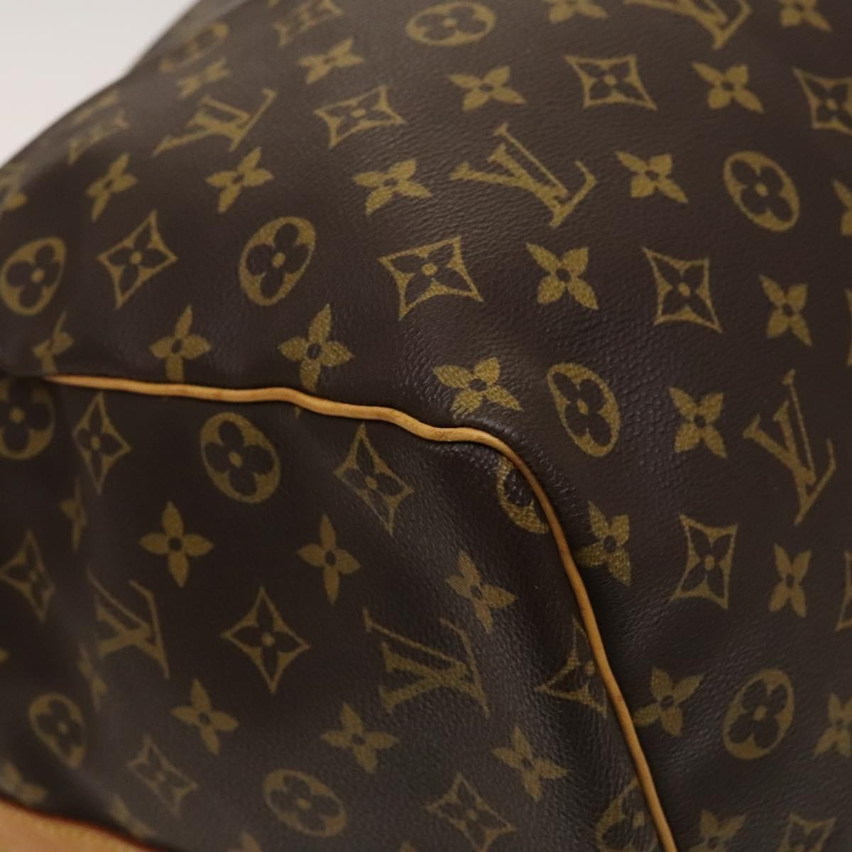 Louis Vuitton Keepall Bandoulière 60, Brown, Canvas, travel