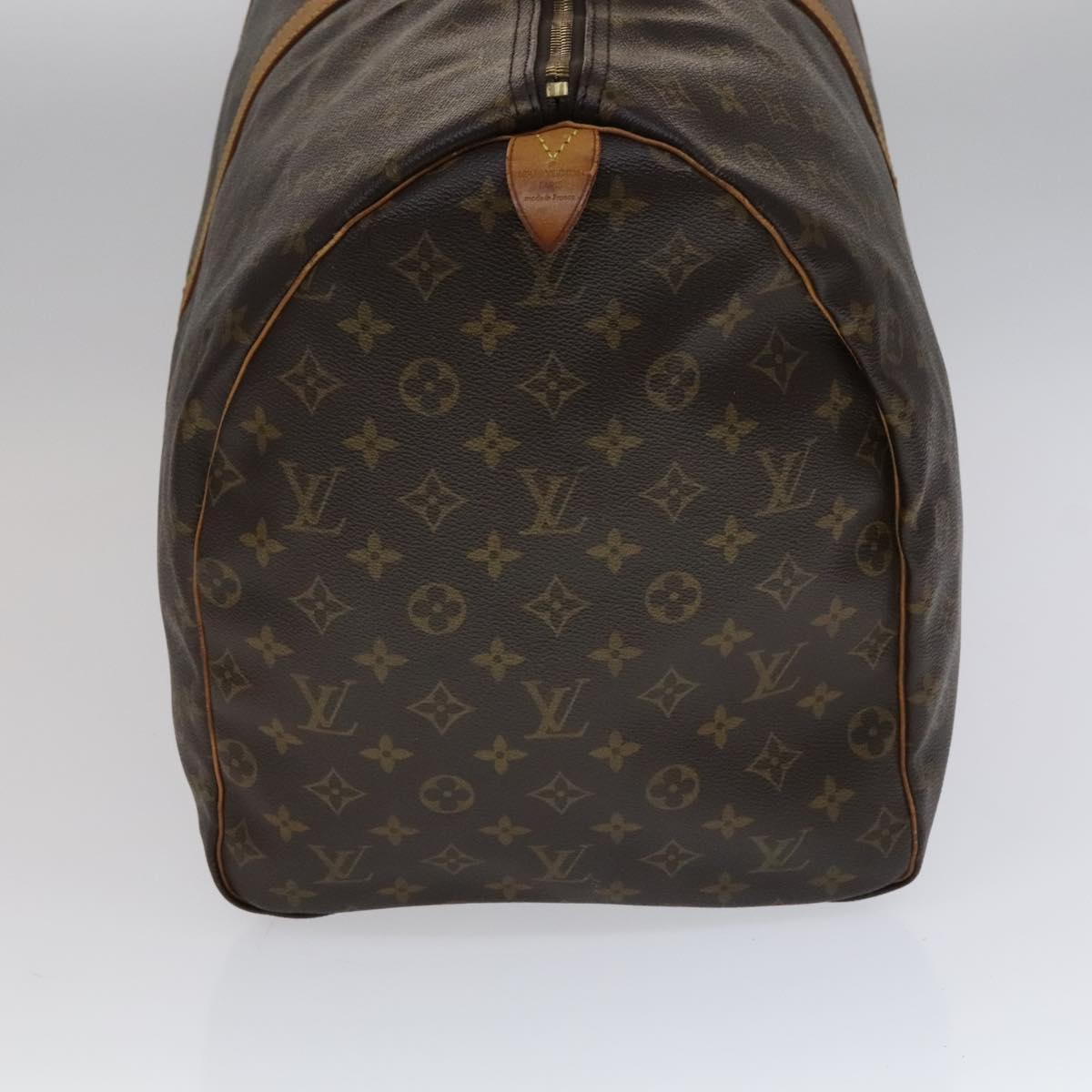 Louis Vuitton Keepall 60, Brown, Canvas, travel