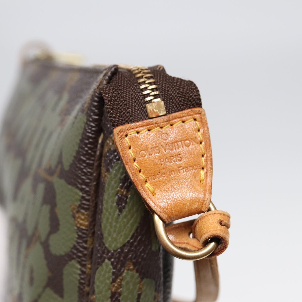 Louis Vuitton Pochette Accessoire, Brown, Canvas, clutch