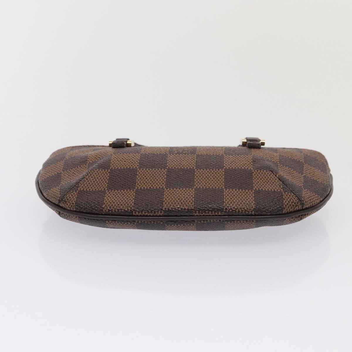 Louis Vuitton Manosque, Brown, Canvas, clutch