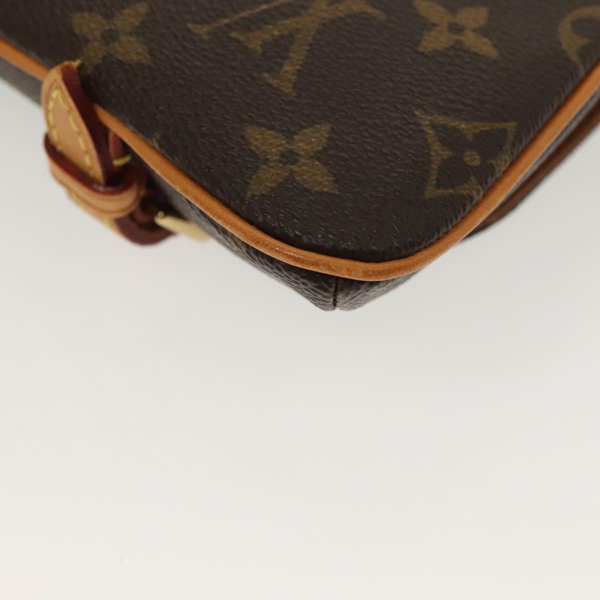 Louis Vuitton Marelle, Brown, Canvas, clutch