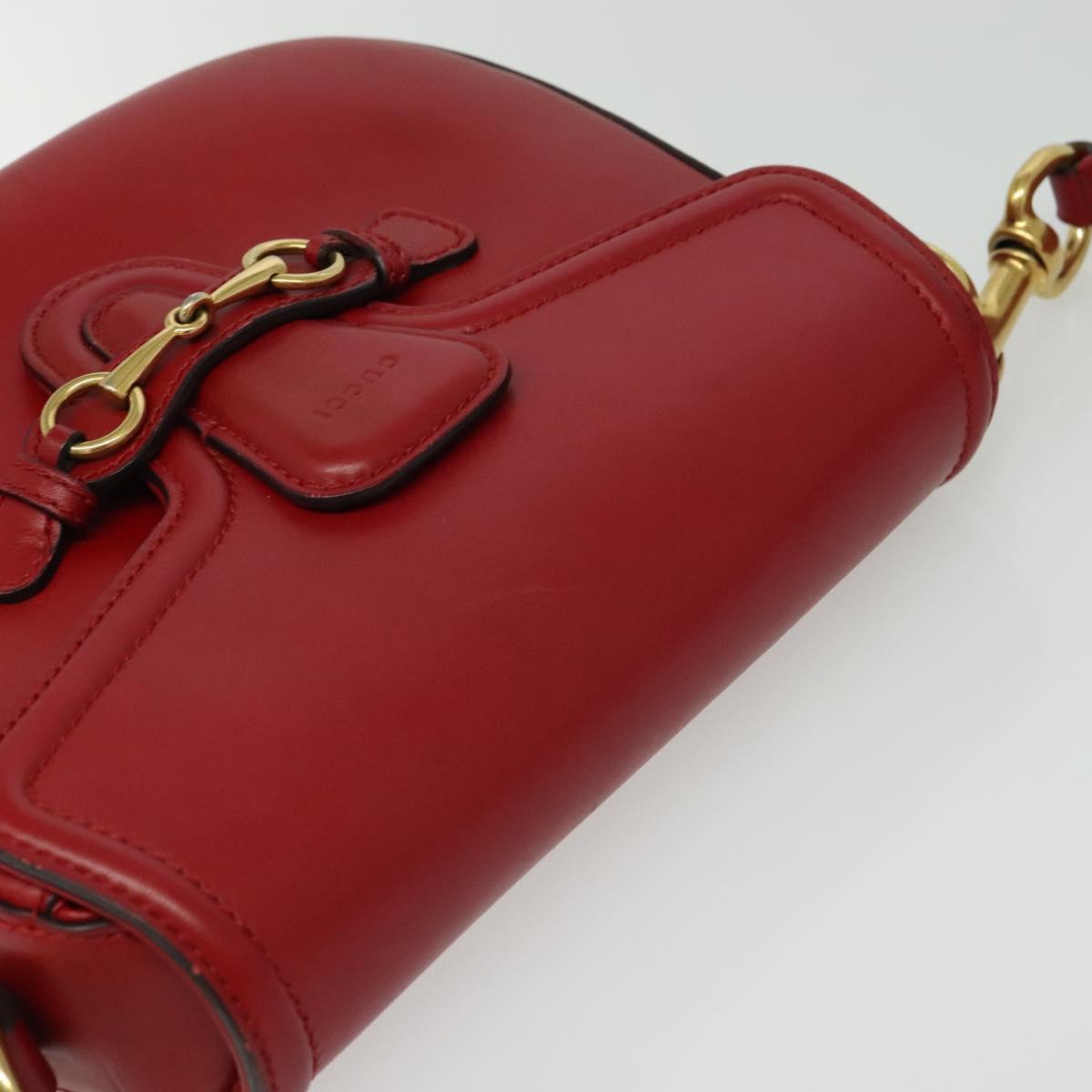 Gucci Lady Web, Red, Leather, shoulder