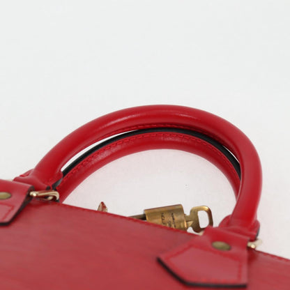 Louis Vuitton Alma, Red, Leather, handbag