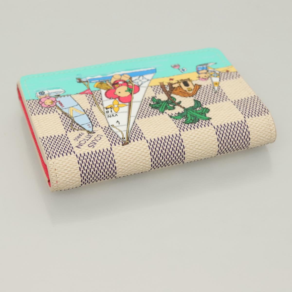 Louis Vuitton Rosalie, White, Canvas, wallet