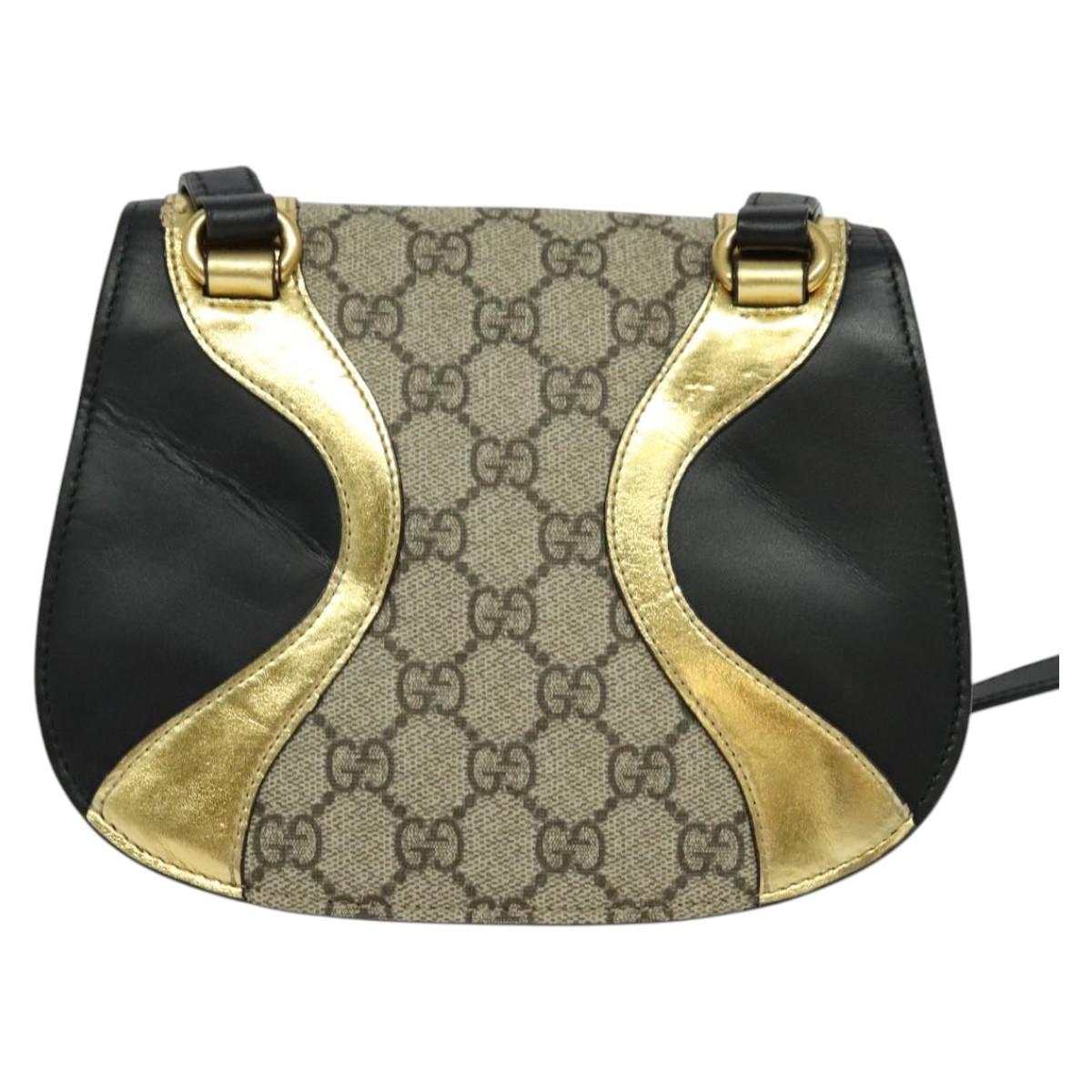 Gucci Osiride, Black, "CANVAS, LEATHER", shoulder
