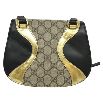 Gucci Osiride, Black, "CANVAS, LEATHER", shoulder