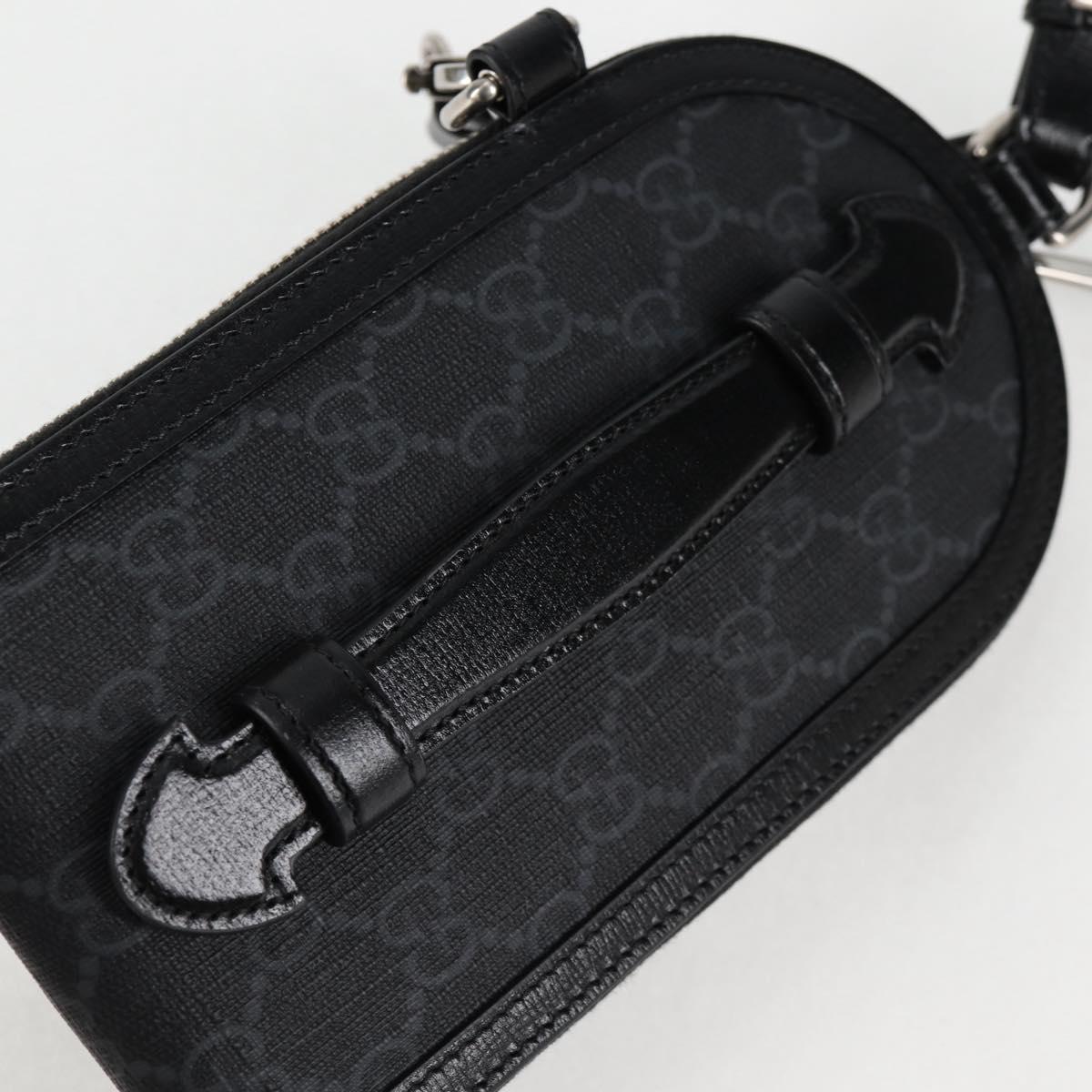 Gucci Off the grid, Black, Canvas, clutch