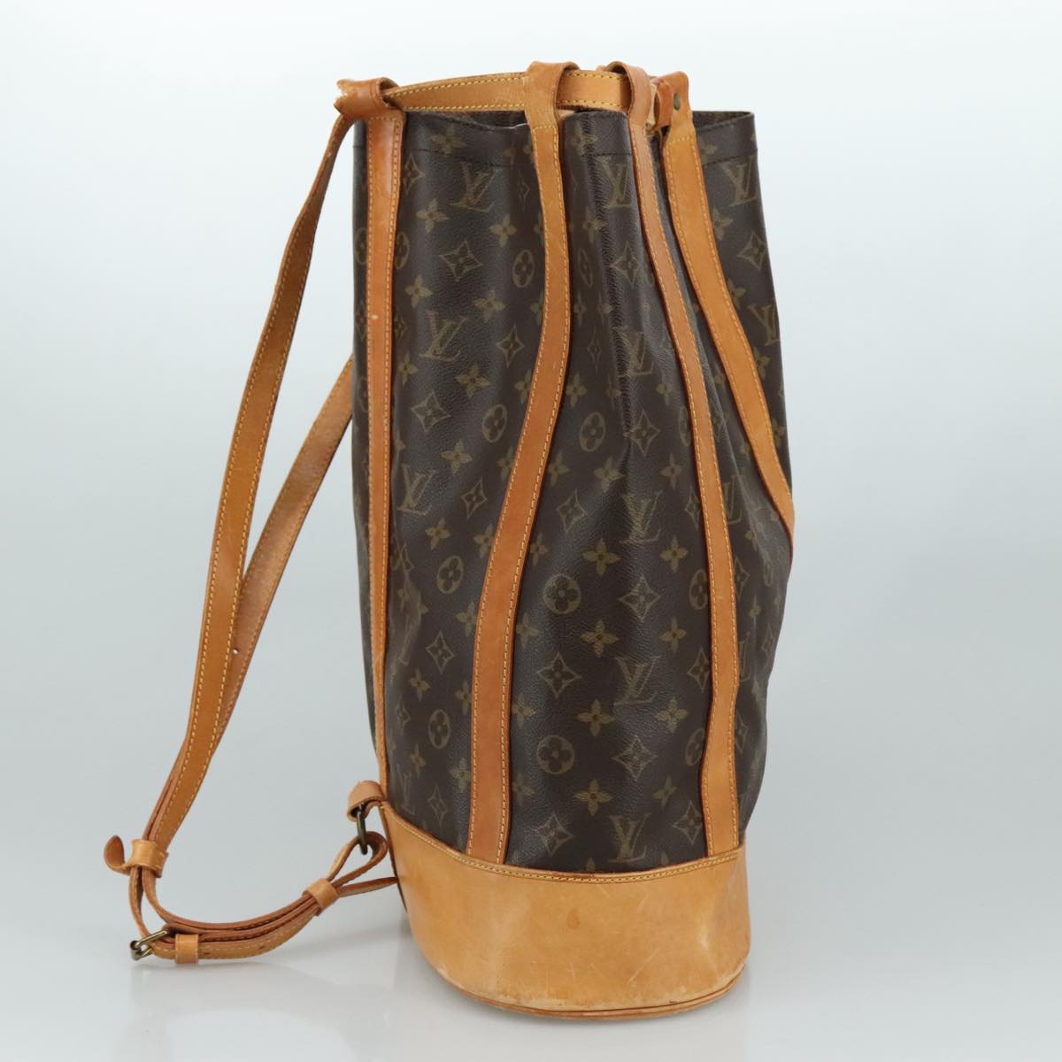 Louis Vuitton Randonnée, Brown, Canvas, shoulder