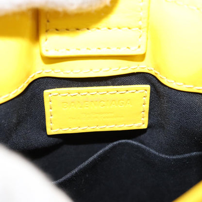 Balenciaga -, Yellow, Leather, handbag