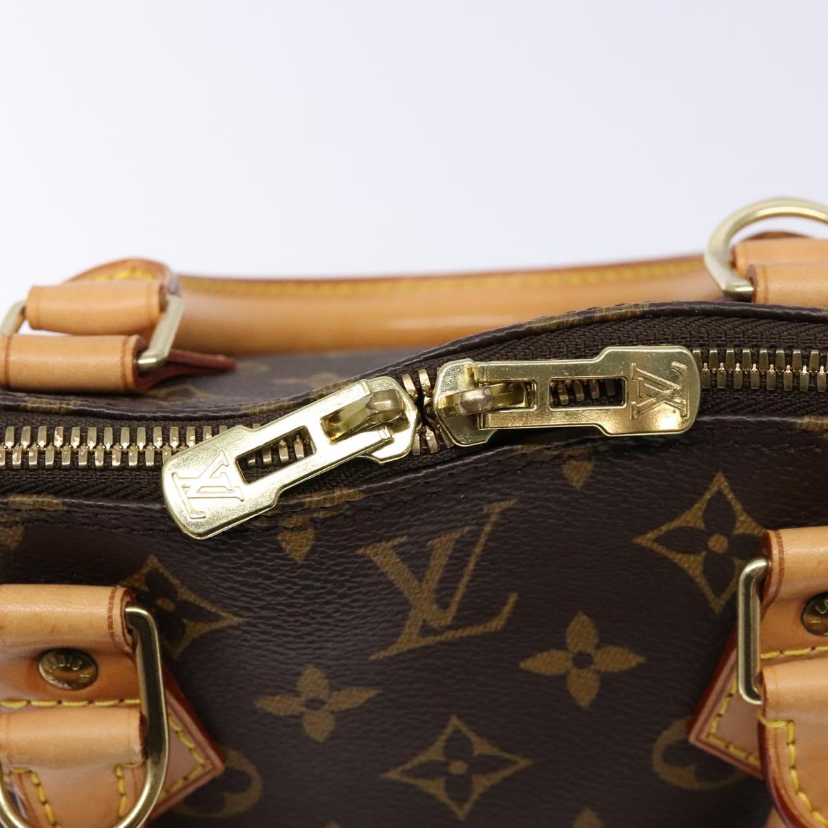 Louis Vuitton Alma, Brown, Canvas, handbag