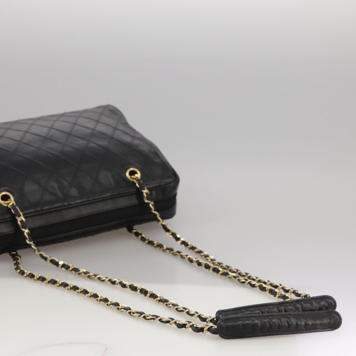 Chanel Camera, Black, Leather, shoulder