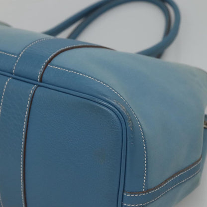 Hermès Garden Party, Blue, Canvas, tote
