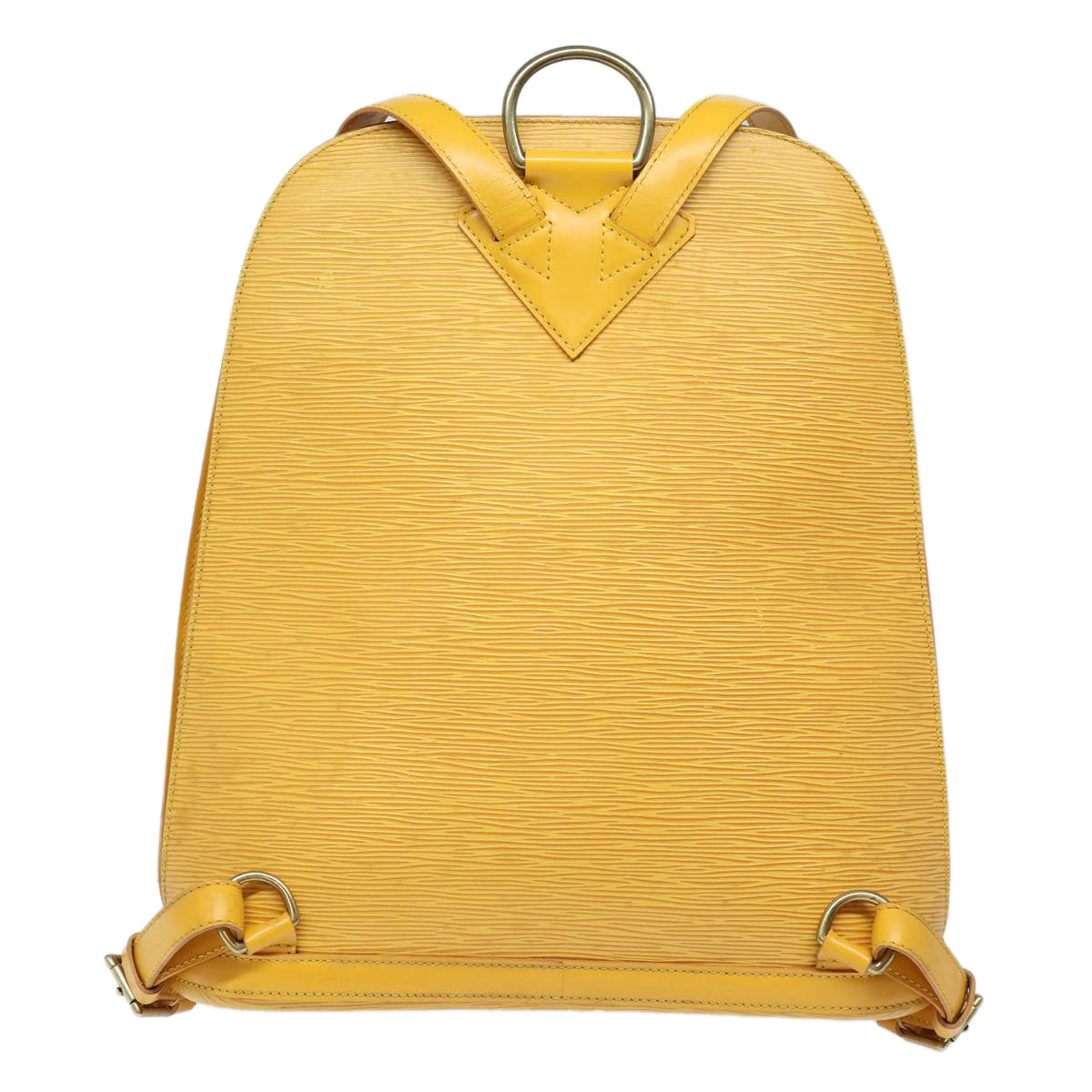 Louis Vuitton Gobelins, Yellow, Leather, backpack