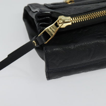Louis Vuitton Petillante, Black, Leather, clutch