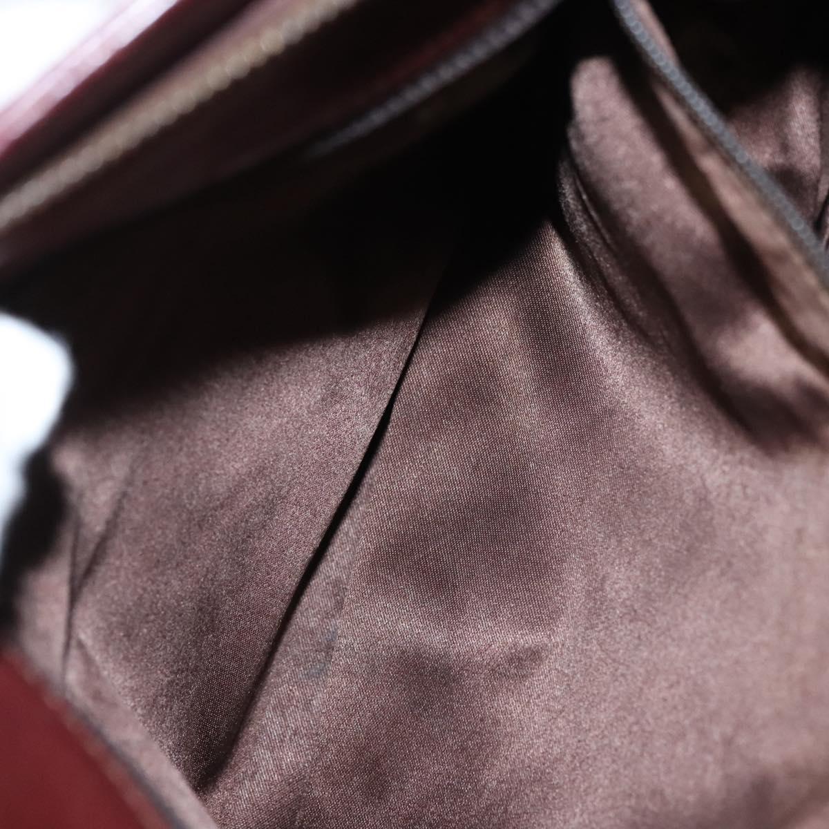 Chanel, Burgundy, Leather, handbag