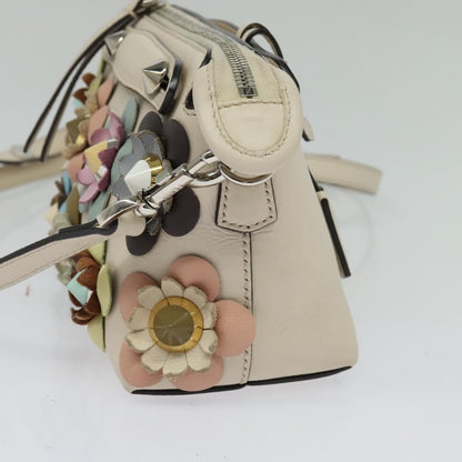 Fendi By The Way, Beige, Leather, handbag