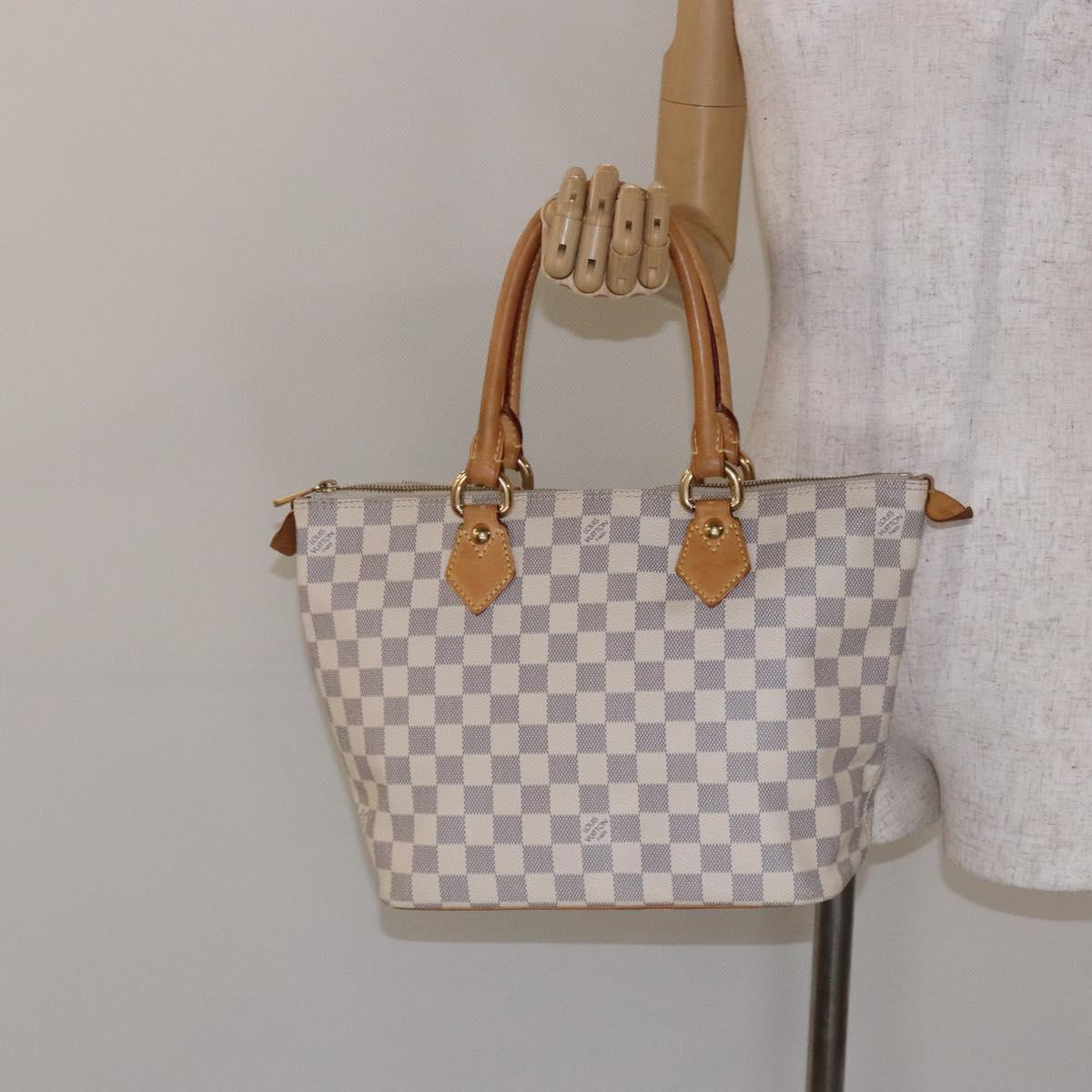 Louis Vuitton Saleya, White, Canvas, tote