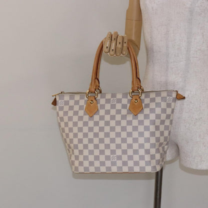 Louis Vuitton Saleya, White, Canvas, tote