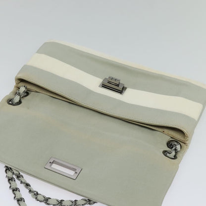 "Chanel 2,55", Grey, NYLON, shoulder