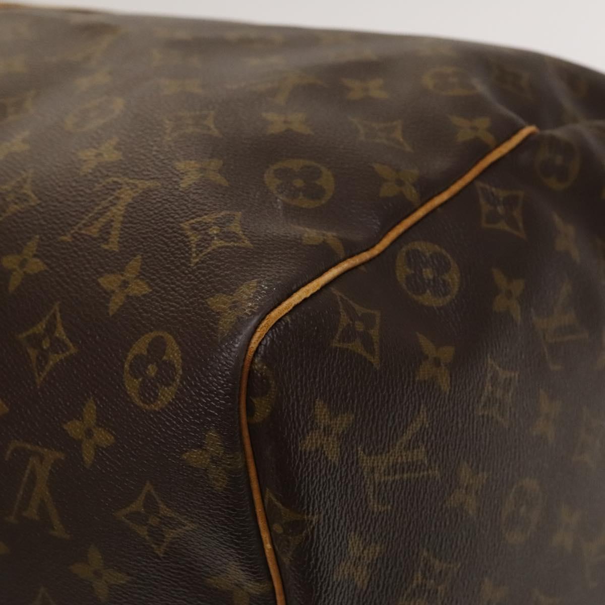 Louis Vuitton Keepall 60, Brown, Canvas, travel