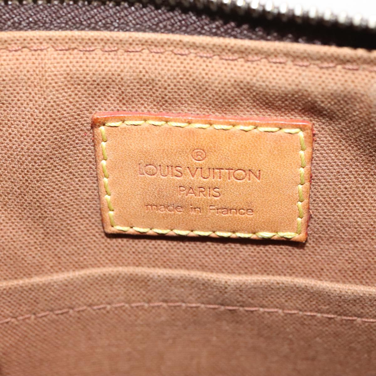 Louis Vuitton Tulum, Brown, Canvas, shoulder