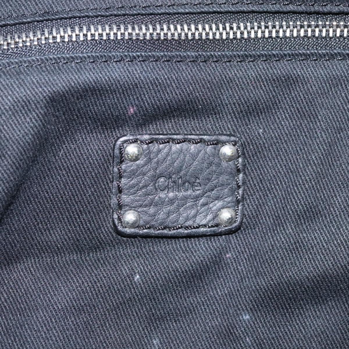 Chloé Paddington, Black, Leather, travel