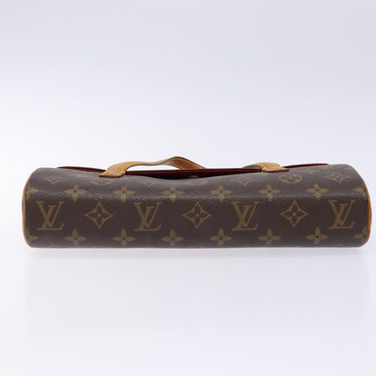 Louis Vuitton Sonatine, Brown, Canvas, handbag