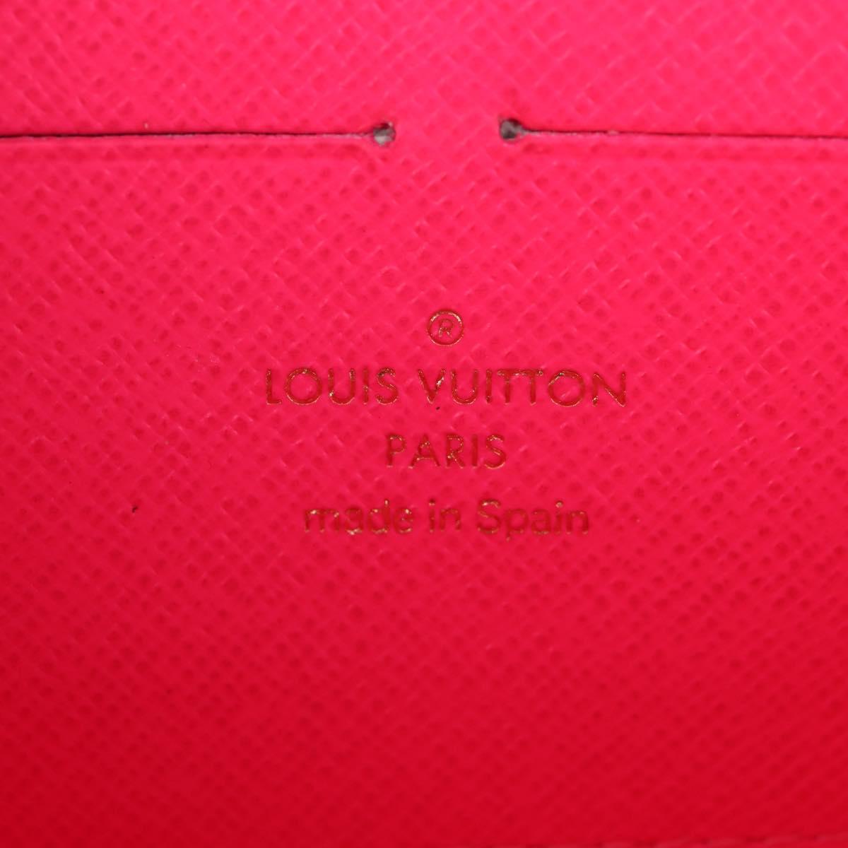 Louis Vuitton Portefeuille zippy, Pink, Canvas, wallet
