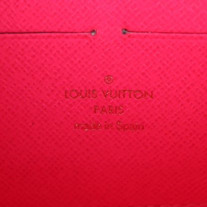 Louis Vuitton Portefeuille zippy, Pink, Canvas, wallet