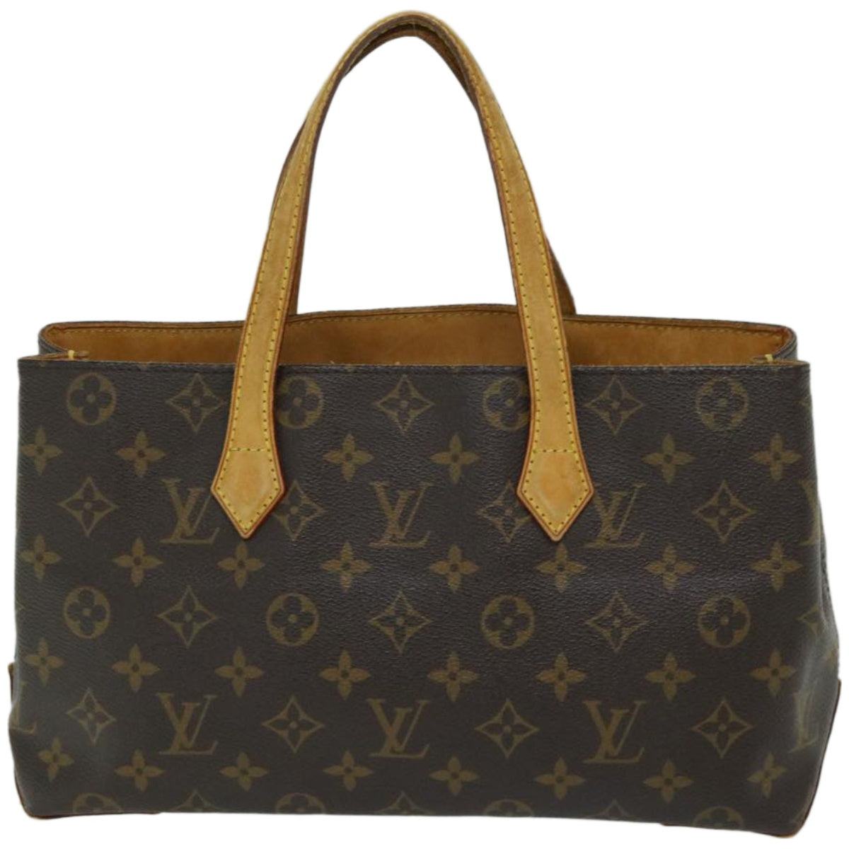 Louis Vuitton Wilshire, Brown, Canvas, handbag