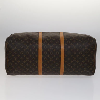 Louis Vuitton Keepall 60, Brown, Canvas, travel