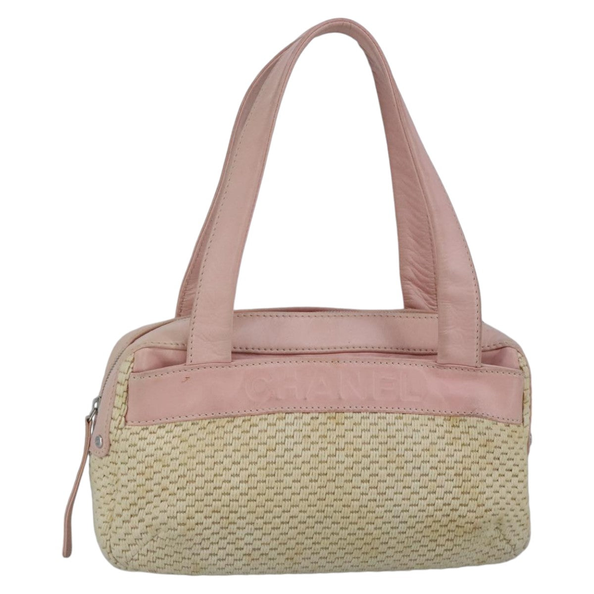 Chanel, Pink, Canvas, handbag