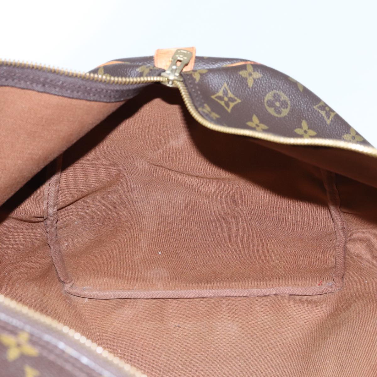 Louis Vuitton Keepall 60, Brown, Canvas, travel