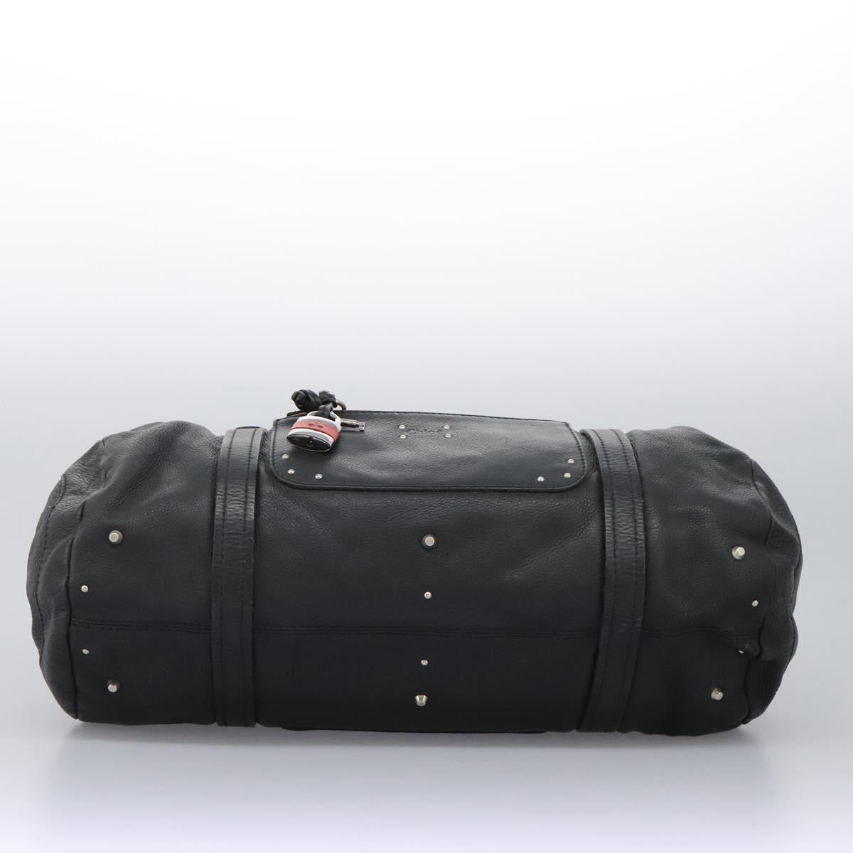 Chloé Paddington, Black, Leather, travel