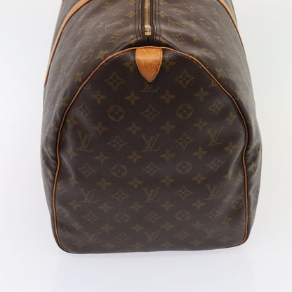 Louis Vuitton Keepall 60, Brown, Canvas, travel