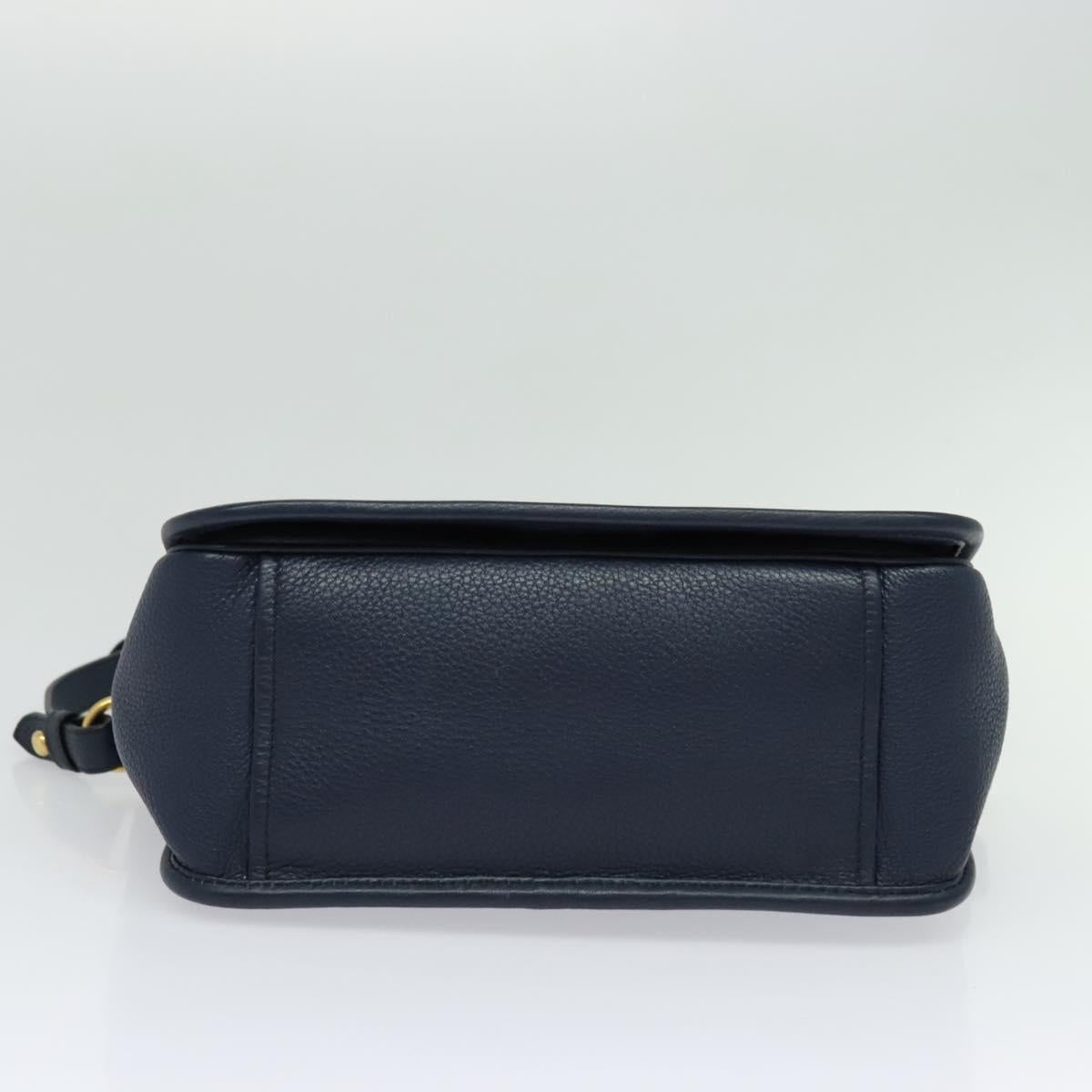 Prada Vitello, Navy, Leather, shoulder
