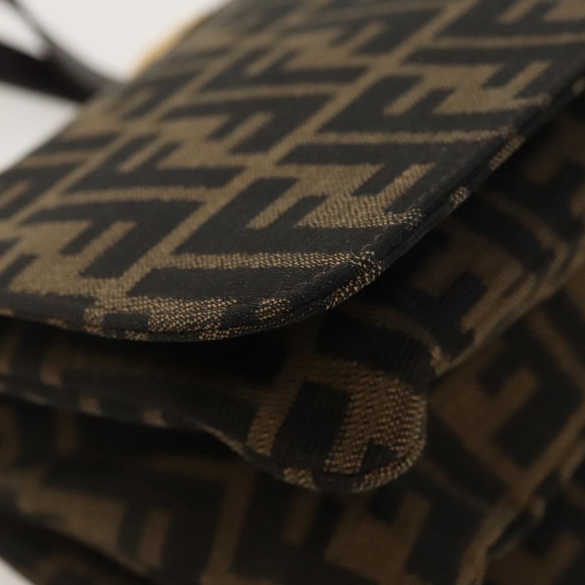 Fendi, Brown, Canvas, handbag