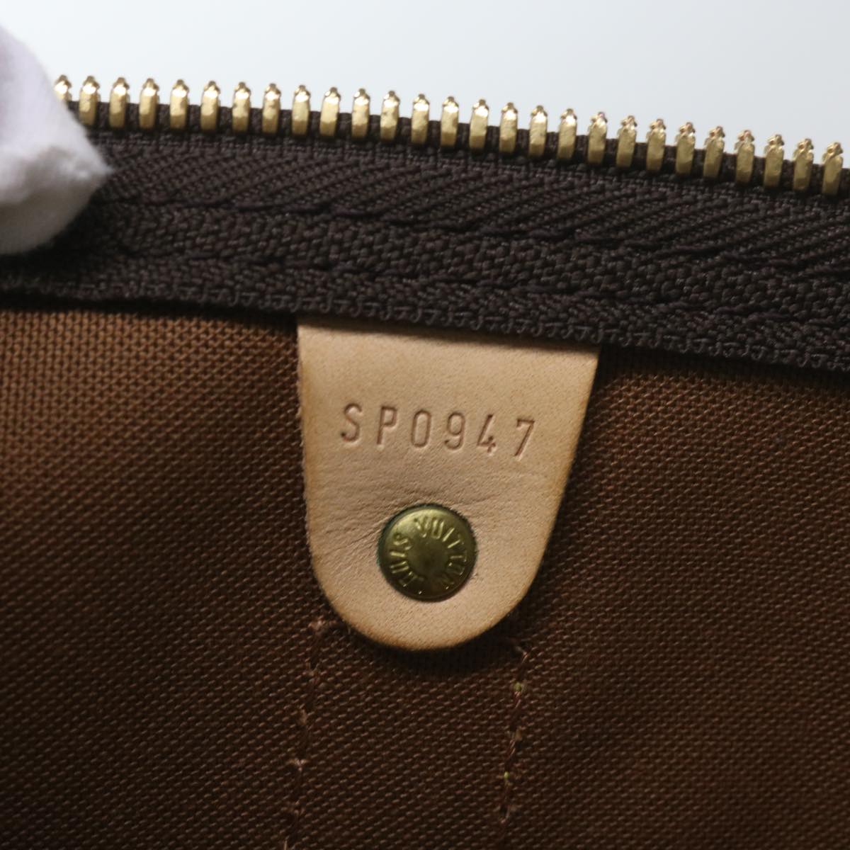 Louis Vuitton Keepall 50, Brown, Canvas, travel