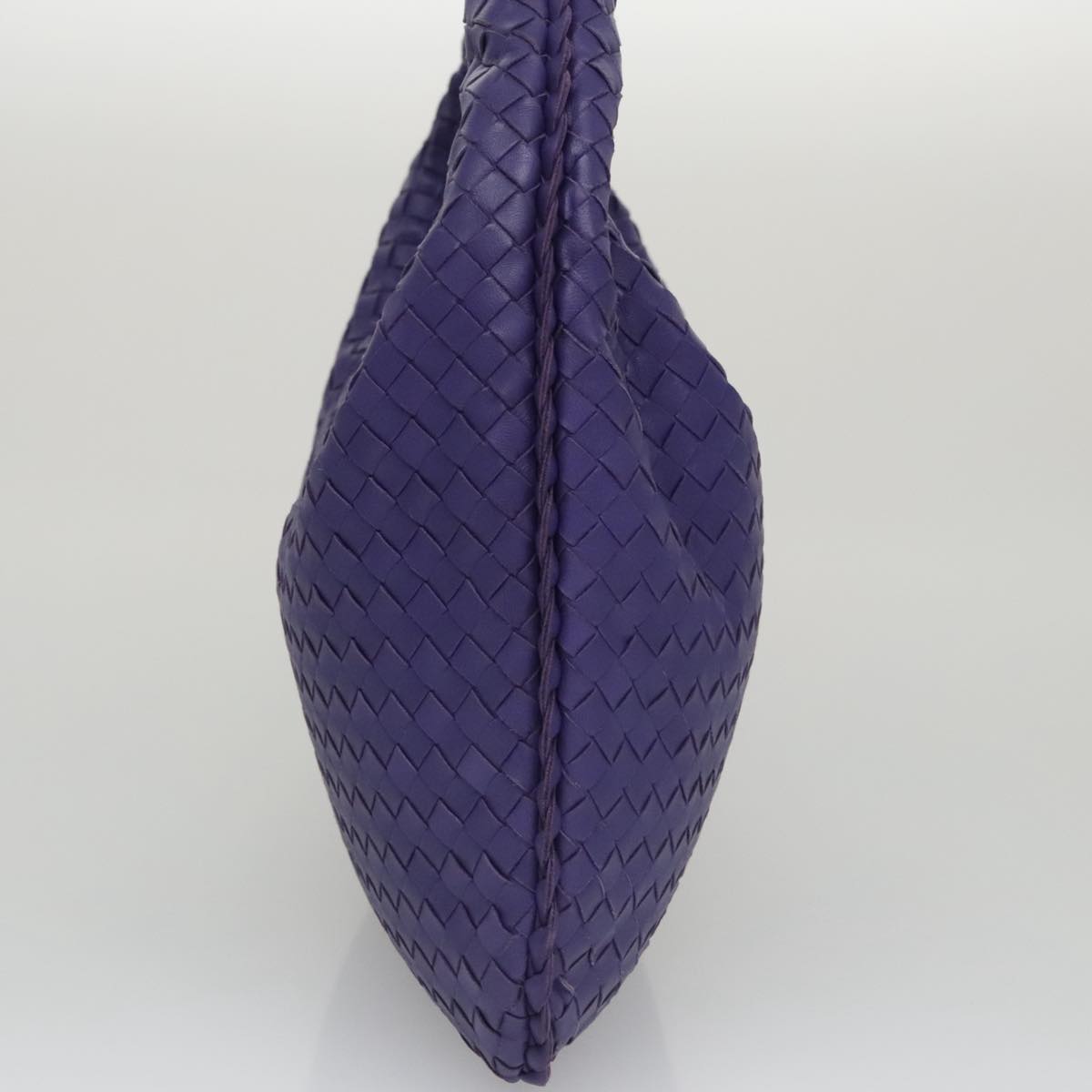 Bottega Veneta Veneta, Purple, Leather, handbag