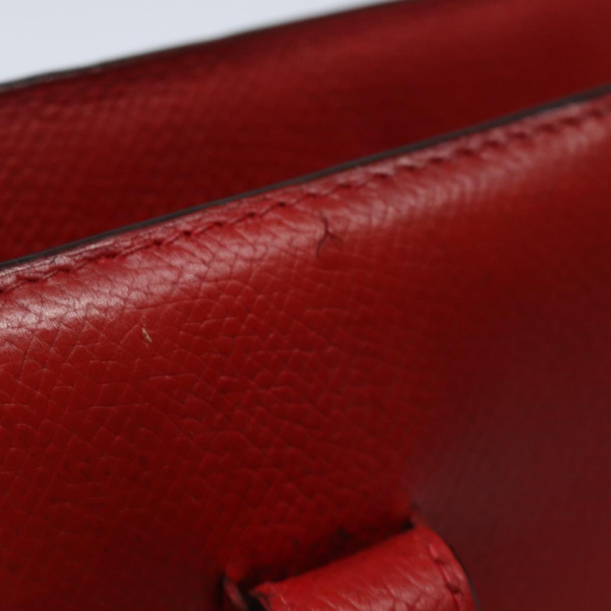 Hermès Béarn, Red, Leather, wallet